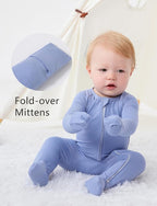 JunNeng Viscose from Bamboo Baby Sleeper, Newborn Footie Pajamas - Image 4
