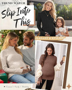 3 Pack Maternity T-Shirts Pregnancy Tops Women Sweater Long Sleeve Turtleneck - Image 4