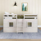 Max & Lily Modern Farmhouse Twin Low Loft Bed - Image 2