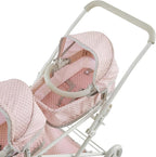 Olivia's Little World Twin Baby Doll Stroller, Double Bassinet Stroller Kids - Image 7