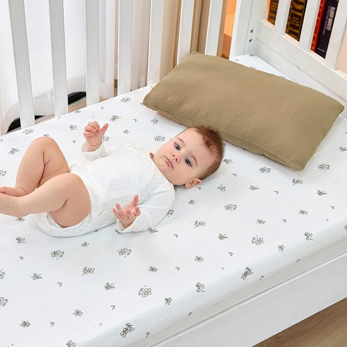 JELLYMONI 2 Pack Muslin Toddler Pillowcase - Image 6