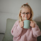 mushie 100% Silicone Training Cup & Straw - Image 3