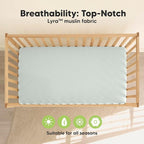 KeaBabies 2-Pack Muslin Crib Sheets - Image 4