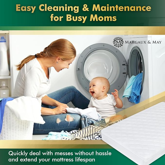Margaux & May Crib Mattress Protector Pad - Image 4
