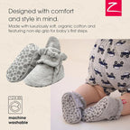 Zutano Organic Baby Booties Newborn Infant, Lost Baby Socks Solution, 18-24 - Image 2