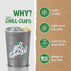 16 oz. Party Cups 'Let's Celebrate Let's Party' Design - Image 3