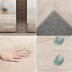 ACOMOPACK Baby Play Mat for Floor 1.3" Thick Memory Foam Play Mat 59"×71" Tummy - Image 2