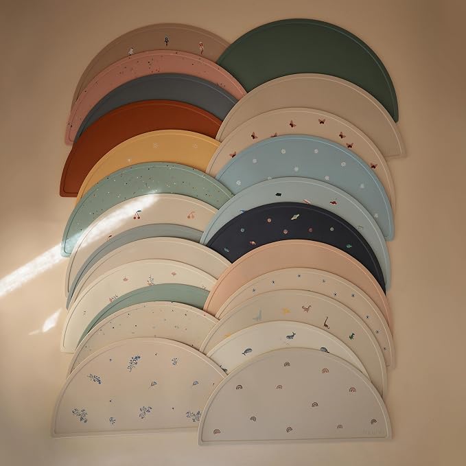 mushie Silicone Placemat for Kids | BPA-Free Non-Slip Design - Image 8