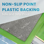 1.3" Thick Educational Baby Floor Play Mat 79x158, Basic Padded Memory Foam - Image 6