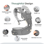 FRUITEAM 6-in-1 Baby Carrier - Image 6