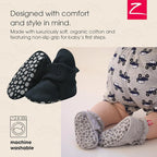 Zutano Organic Baby Booties Newborn Infant, Lost Baby Socks Solution, 18-24 - Image 2