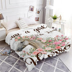 Just A Girl Who Loves Horses Blanket - Image 5