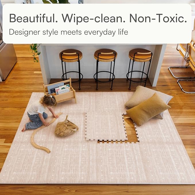 Lillefolk Baby Play Mat for Floor – 6x8ft Dusk | Soft Non Toxic Premium EVA - Image 2