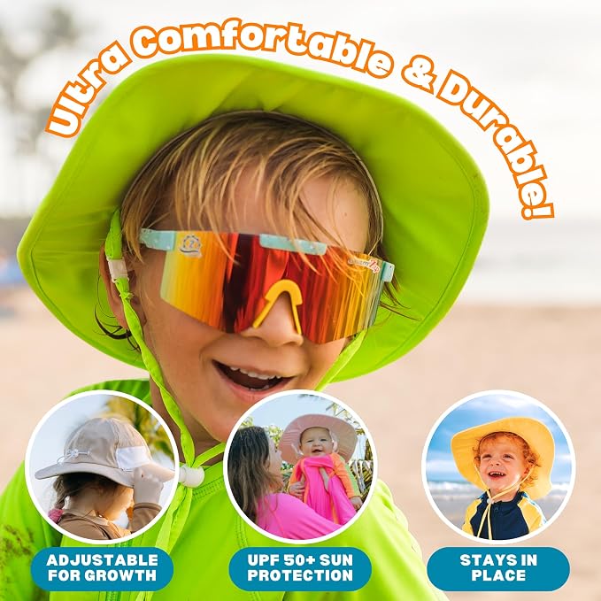 SwimZip Wide Brim Sun Hat | UPF 50+ Protection - Image 6