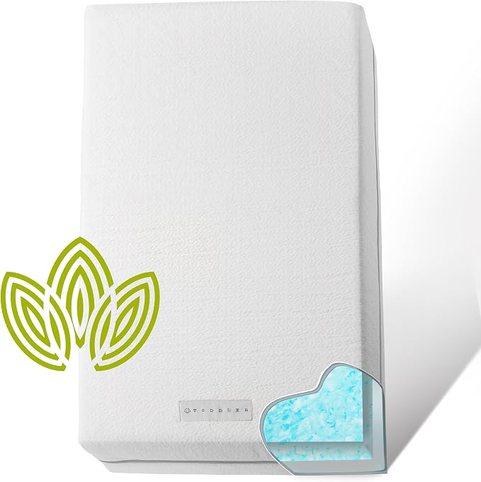 Organic Cotton Dual-Sided Crib Mattress | 2-Stage Premium Memory Foam by Modera