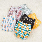 Babygoal Reusable Neutral Cloth Diapers 6 Pack - Image 6