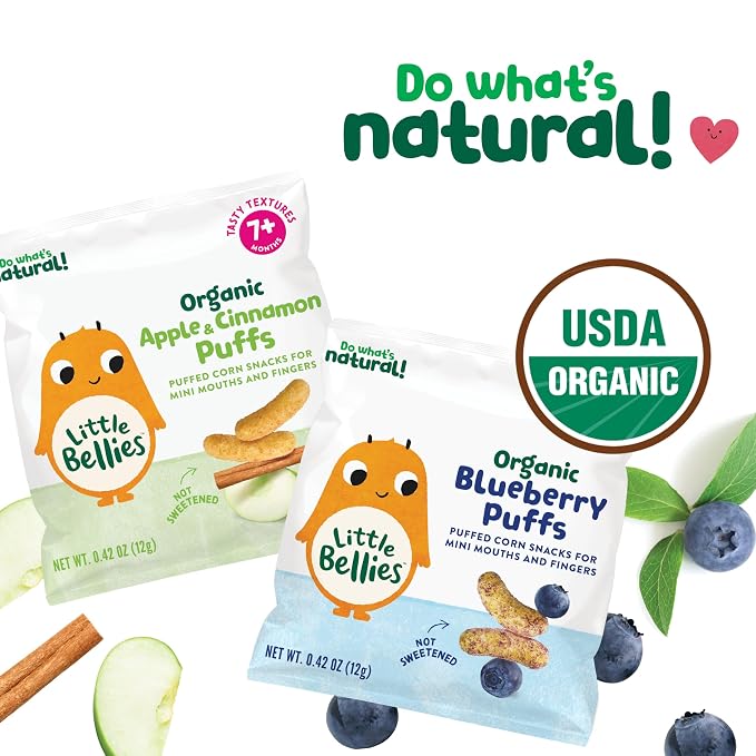 Little Bellies Organic Puffs Variety Pack - Image 4