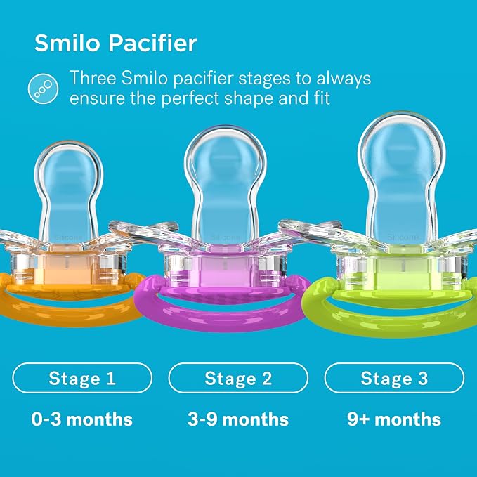 Smilo Baby Pacifier with Orthodontic Design - Image 5