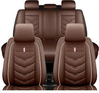 Leather Car Seat Covers Fit for LR Range Rover Sport 2023-2025, 5 Seater by TENDER+GLOW