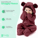 Cuddle Club Fleece Baby Bunting Bodysuit - Image 2