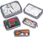 TSA Approved 5-Piece Diaper Bag Organizer Pouch Set Clear Waterproof TPU Kids - Image 5