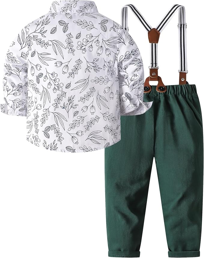 ARTMINE Toddler Boy Clothes Suit Gentleman Wedding Outfits, Formal Dress - Image 2