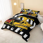 QOOMO Excavator Comforter King Size, Construction Truck Comforter Set - Image 3