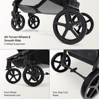 Mompush Wiz 2 in 1 Baby Stroller - Image 7