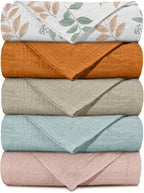 Muslin Receiving Blankets, Neutral Blanket Swaddling by LYRICHOMBABY