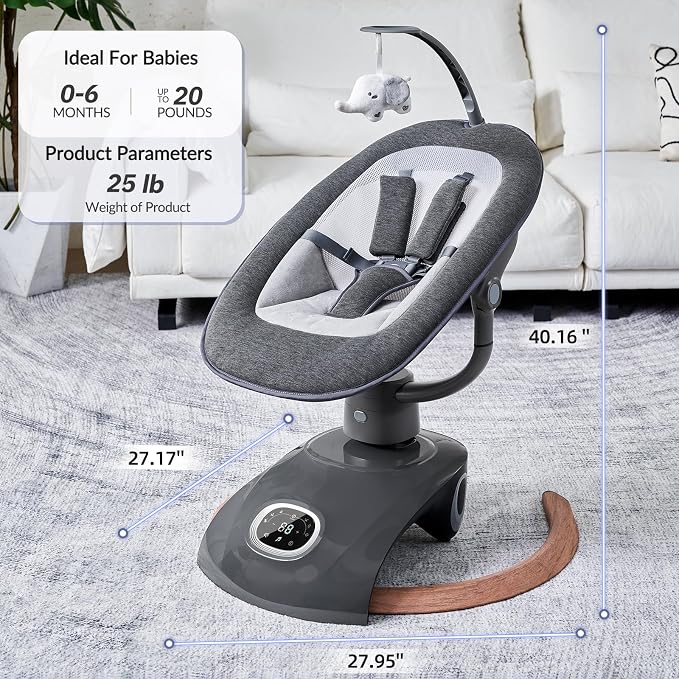 Electric Baby Swing for Infants - Image 5
