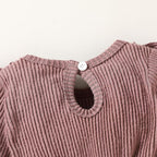 Happy Town Baby Girl Romper Infant Fall Winter Clothes Ruffle Sweater Long - Image 5