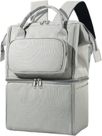 Insulated Bottle Cooler Bag, Holds 6×9oz, 18L Large 2-n-1 Backpack Lunch Bag by Unknown