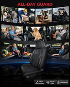 FREESOO Black Car Seat Covers Full Set - Image 4