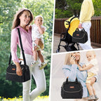 Breastmilk Cooler Bag with Ice Pack Fits 6 Baby Bottles up to 9 Ounce, Wearable - Image 7