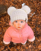 FURTALK Baby Winter Knitted Beanie Hat Soft Warm Lined Pom Pom - Image 6