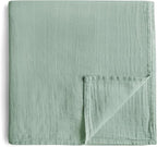 mushie Muslin Baby Swaddle Blanket | 100% Organic Cotton by mushie