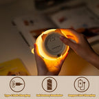 Penguin Nursery Night Light, LED Squishy Silicone Lamp, 2 Levels Dimmable - Image 7