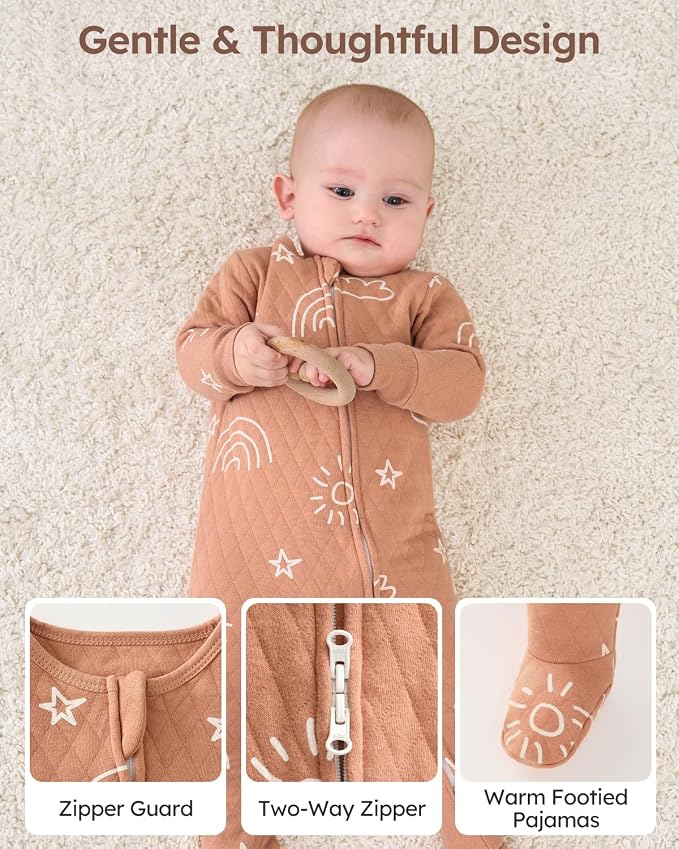 Yoofoss Baby Pajamas Organic Cotton Baby Sleepers - Image 5