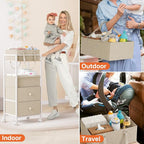 Baby Diaper Caddy Organizer Cart - Image 5