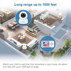 VTech VM923 Baby Monitor, 2.8” Screen, Pan-Tilt-Zoom, 1000ft Long Range - Image 8