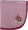 Harvard Crest Striped Baby and Toddler Blanket by CollegeBaby