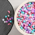 GOGOSO Ball Pit Balls Stars Moon Shapes Plastic Pitballs - Image 5