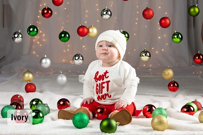 Funky Junque Baby Winter Hat – Cute Newborn Hats, Cozy Warm Infant Beanie - Image 2
