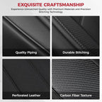 FREESOO Black Car Seat Covers Full Set - Image 9