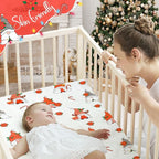 UOMNY Crib Sheet Christmas Fitted Crib Sheets Baby Sheet - Image 5