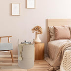 Cotton Rope Laundry Basket Hamper - Image 5