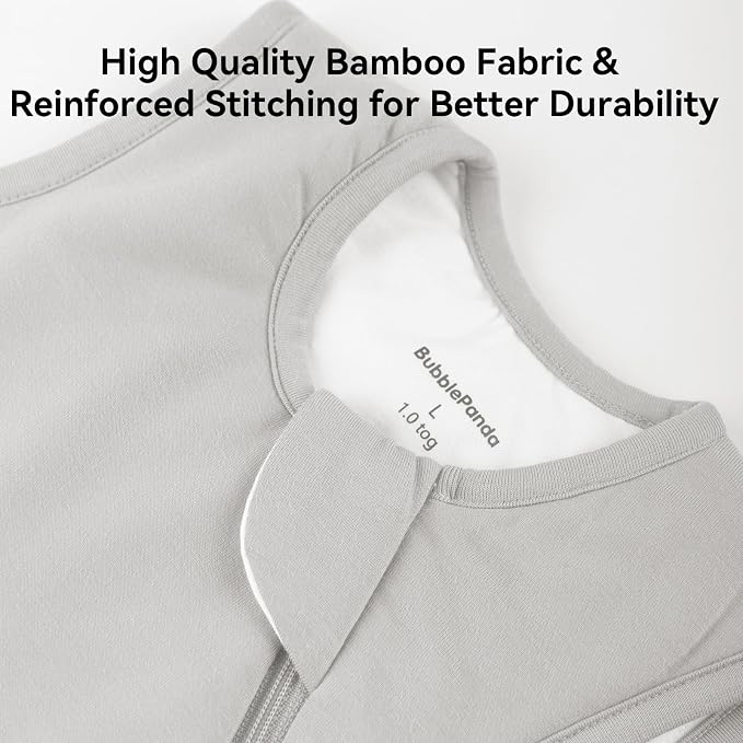 BubblePanda Rayon Made from Bamboo Sleep Sack 12-18 Months 0.5 Tog Soft - Image 5