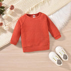 HINTINA Infant Baby Girl Knit Pullover Long Sleeve Sweater Outfits Fall Winter - Image 5