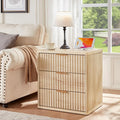 LEYAOYAO Fluted Nightstand by LEYAOYAO-Findtheshiningpointofyourideallife%EF%BC%81