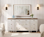 WAMPAT Rustic White Dresser for Kids Bedroom - Image 6
